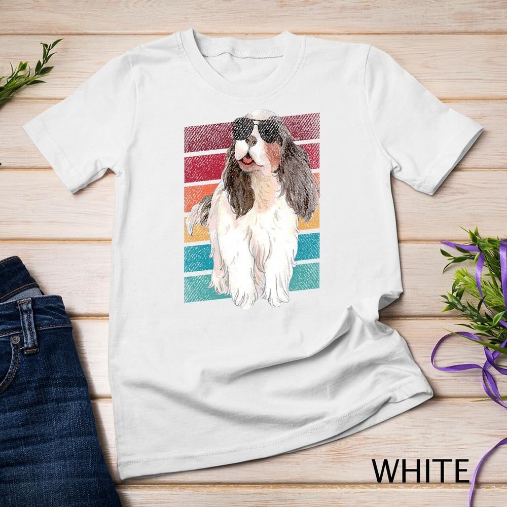 

Cavalier King Charles Spaniel Dog Funny Mom Dad Clothing Unisex T-shirt S