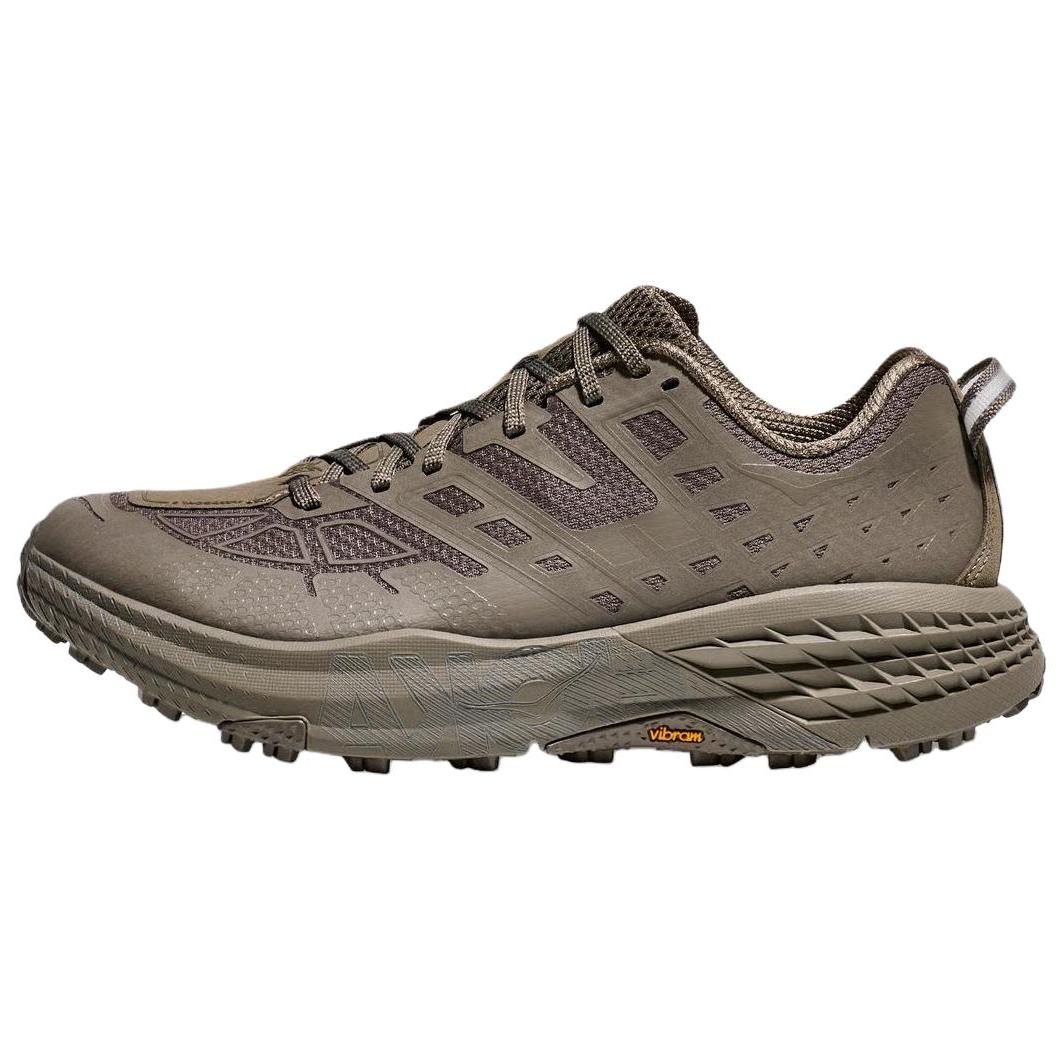 

Hoka One One Speedgoat 2 Comfortable Fit Trail Running Shoes Unisex Running Shoes Walnut-Brown 1171910-LST 41⅓