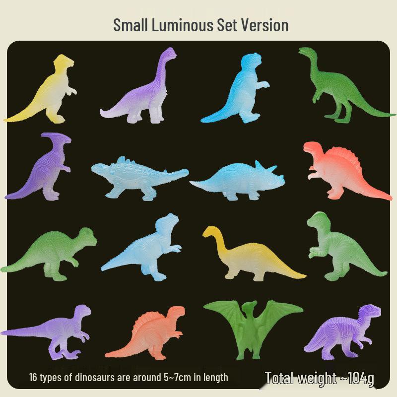 

Набор игрушек динозавров, светящихся в темноте: Мягкая резина Т. Модели рекса и стегозавра для детей