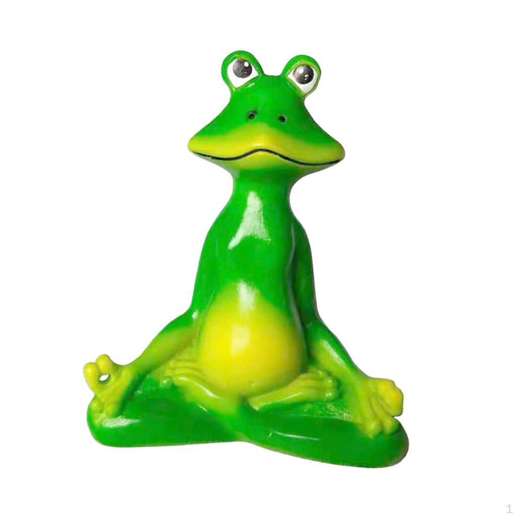 Animal Yoga Frogs Figure, Sculpture, Decor, Cute, Decorative, Fine Workmanship, Versatile, Realistic
