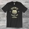 Vintage Yosemite National Park Est Bear T Shirt California Retro Outdoor for Kids Vintage Washed Fashion Versatile