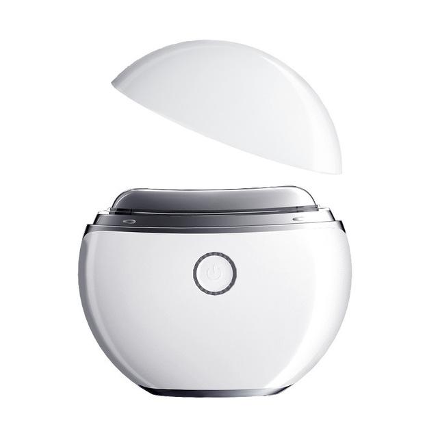 

EMS массажер для лифтинга лица, электрическое скребковое устройство для красоты шеи, удаление морщин, уход за кожей, косметическое устройство, микротоковый интродьюсер белый