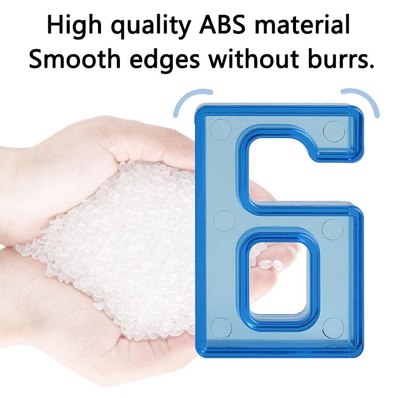 Toddlers Montessori Material Transparent Digital Blocks Light Table Toys Math Operation Stacking Games Open Ended Learning Toys