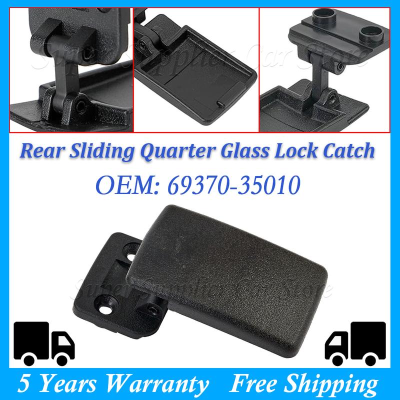 Rear Sliding Quarter Window Glass Latch Lock Catch For Toyota Pickup 1989-1995 T100 1993-1998 for Tacoma 1995-2000 69370-35010