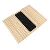 Couch Armrest Tray, Wood Arm Table for Snacks with EVA Pad, Sofa Arm Tray Holder for Coffee Drinks Phone Remote Snacks, Armrest Table for Family Frien