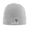 Cappello a Cuffia in Maglia Calda PP Teschio Deftone Bianco Ohms Intorno Berretto Invernale a Cuffia Skullies Berretti Hip Hop per Unisex