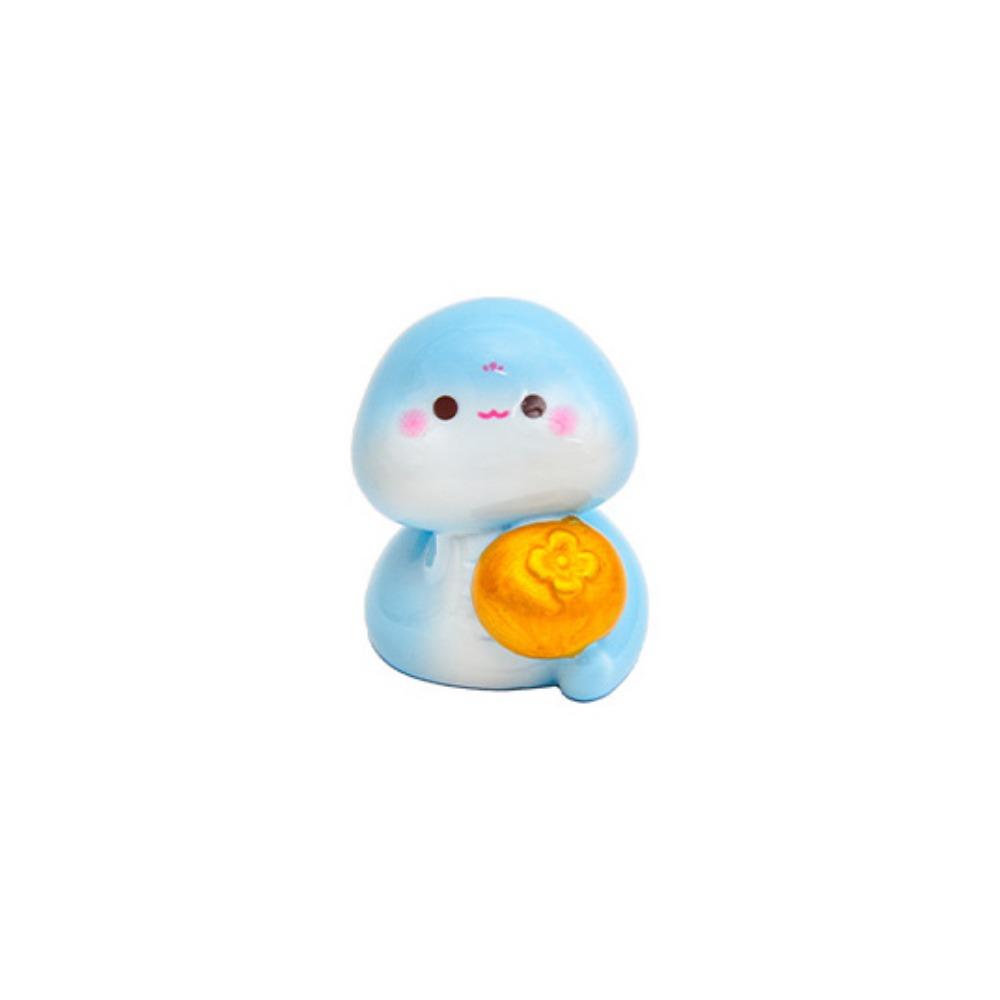 Cartoon Mini Snake Ornaments Resin Lucky Snake Figurine  For Home Decorations