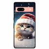 Per Google Pixel 7a 5G Custodia 6.1" Cover Fiori Bordo Nero Silicone TPU Morbida Cover Posteriore Per Google Pixel7a 2023 Custodia Telefono Fundas