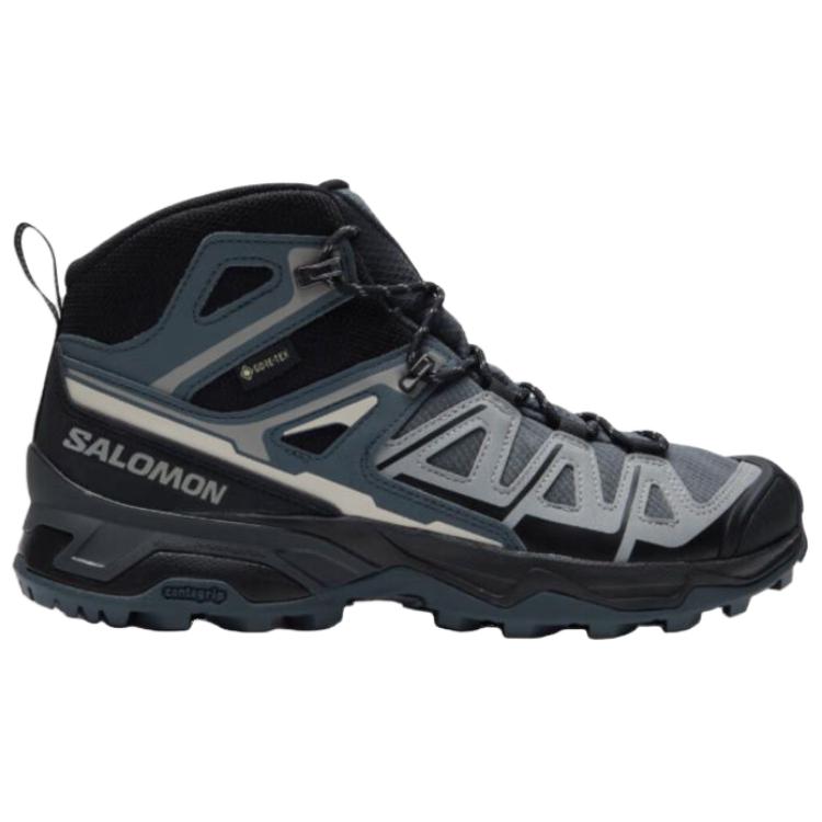 SALOMON X Ultra Pioneer 2 Mid top Mountaineering Shoes Men's Blue Blac