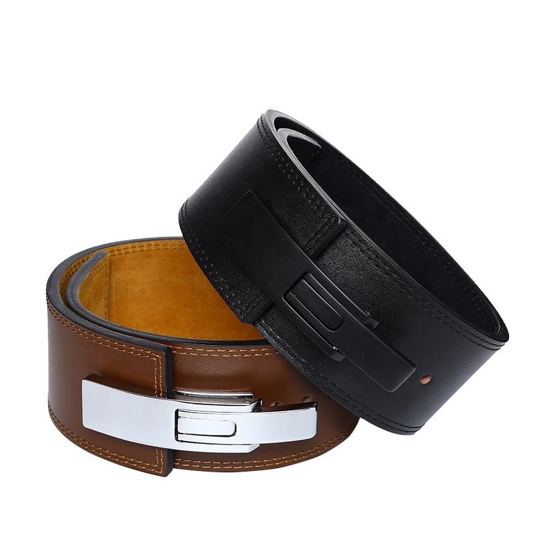 Lifting Lever Belt for Weightlifting Powerlifitng Strength Training Thick Leather Gym Belts for Men & Women