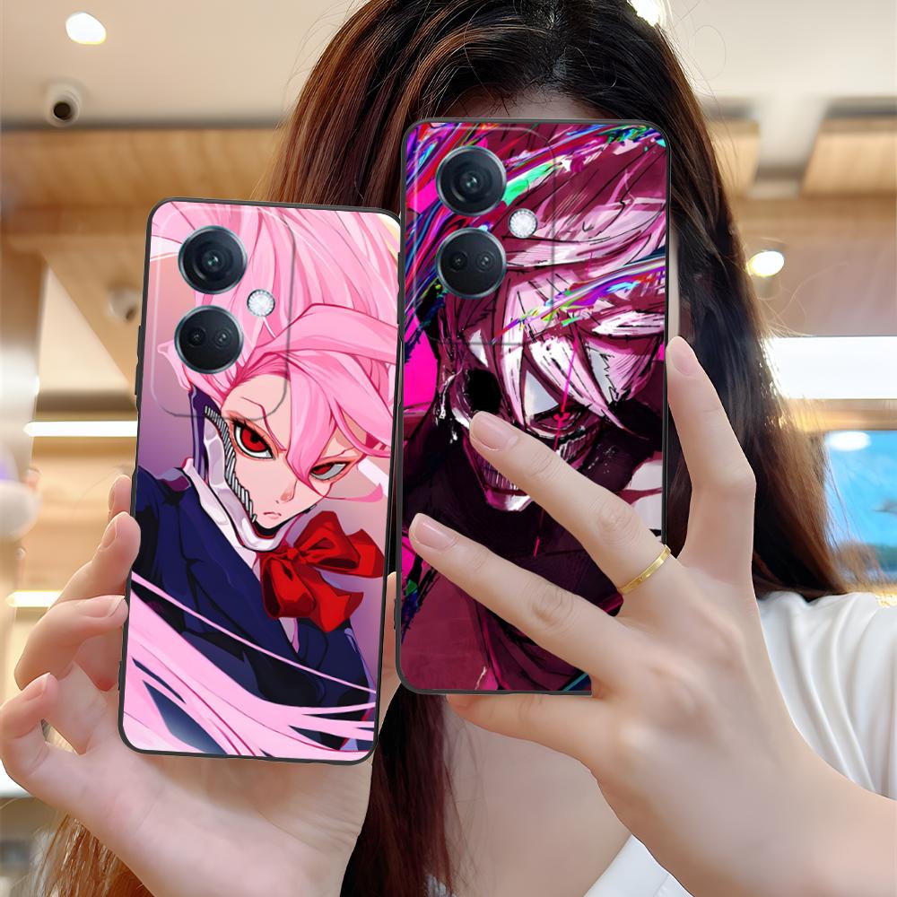 Dandadan Aira Shiratori Phone Case for OPPO Reno 14 13 12 11 10 9 8 7 6 5 F T Pro 5G Colorful Printing Cover Pretty Luxury Cover