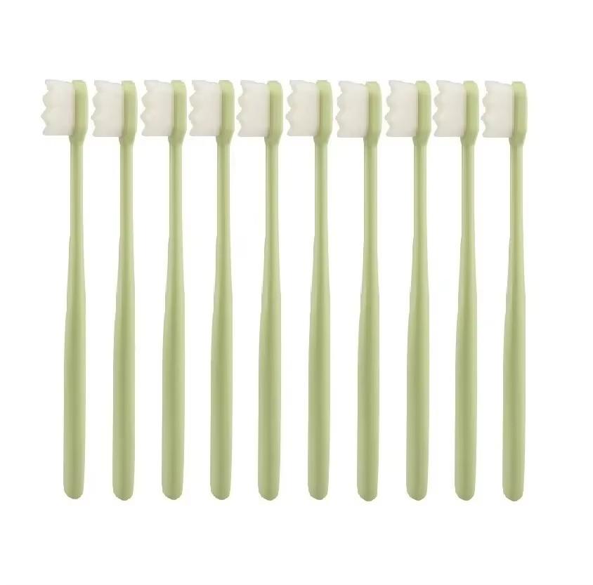 5/10Pcs Ultra-fine Soft Toothbrush Million Nano Bristle Adult Tooth Brush Deep Cleaning Portable Travel Dental Oral Care Brush