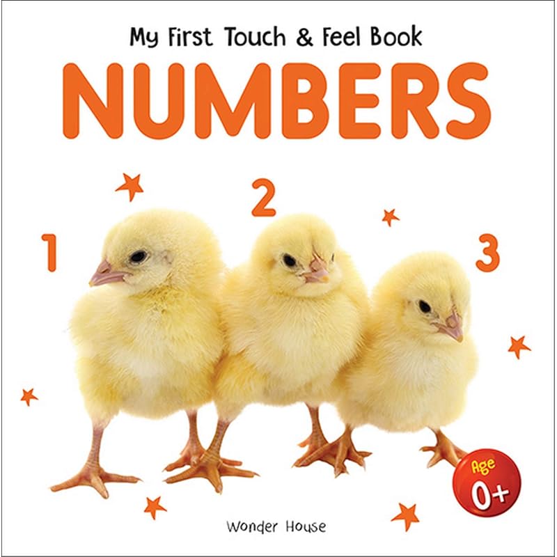 My First Book of Touch And Feel Numbers : Touch And Feel Board Book For CHildren