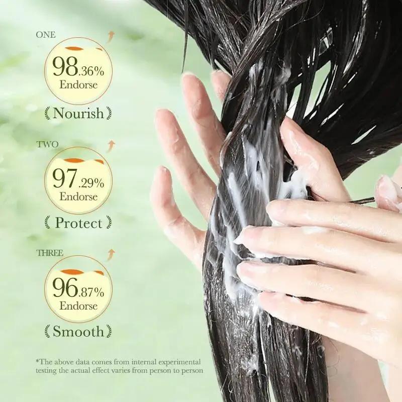 Masque Capillaire Magique Kératine 5 Secondes Réparation Cheveux Abîmés Crépus Doux Lisses Brillants Nutrition Riz Hydratant Nourrir Soin Capillaire