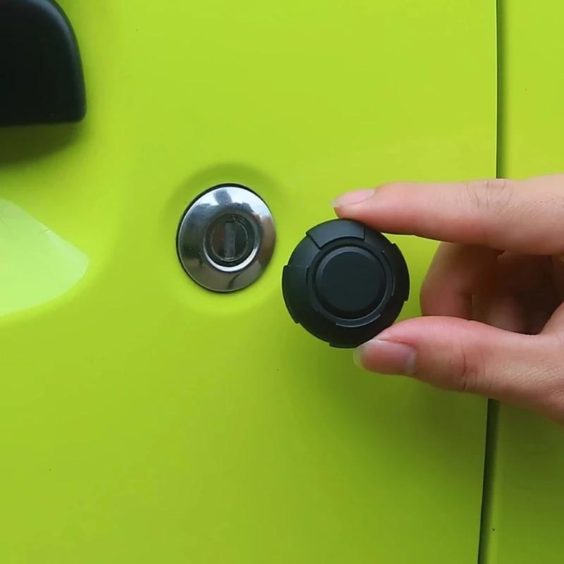 2ks magnetických dveří auta Dekorace krytu otvoru na klíč Kryt zámku dveří pro auto Suzuki Jimny JB64 JB74