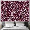Botanical Tapestry Forest Wall Hanging Nature Decor Fern Leaves Floral Room Divider Backdrop Home Dorm Aesthetic Vintage
