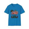 Unisex Softstyle T-Shirt Mens Womens Tees Top DAD Bubble Letters Elf Boots Hat Crown Lights Christmas