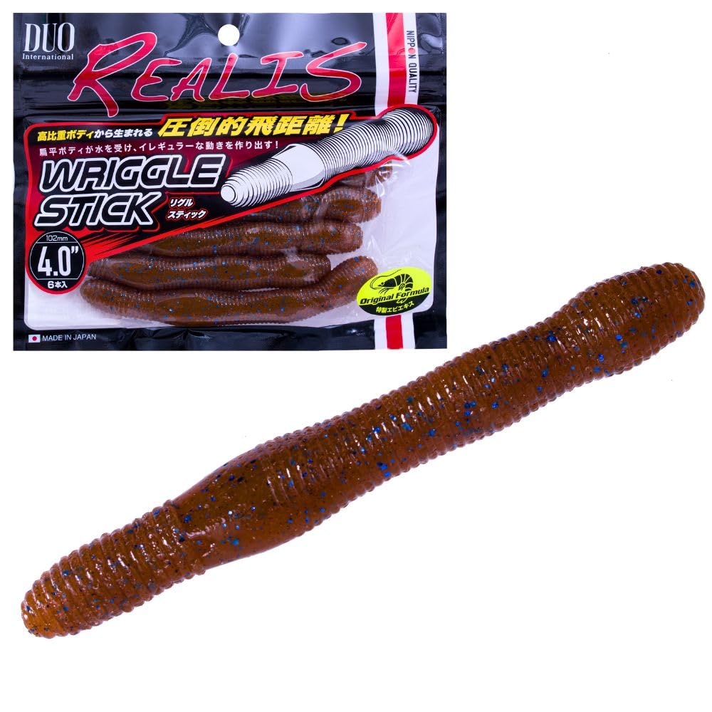 Duo Realis Wriggle Stick 4 дюйма #F029 Корица Синий 4” синий
