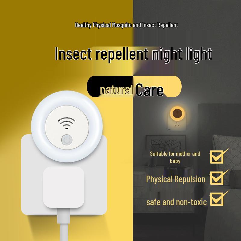 Ultrasonic Mosquito & Rat Repeller Lamp: Electronic Insect Killer US Plug