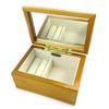 Les Trésors De Lily [L3194] – Braune Holz-Schmuckschatulle „Erica“ – 12 x 7 x 9 cm