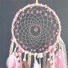 AEE4-Dream Catcher Handmade Wind Chime Feather Living Room Bedroom Wall Hanging Ornaments Birthday Gifts Home Decoration