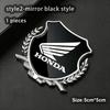 AAADF1 Honda Motorcycle Decorative Emblem, 3D Metal Shield Sticker with Wing Logo, Universal Auto/Moto Exterior Decoration