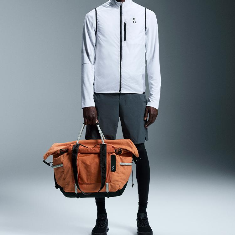 New On Recycled Material Handbag, Shoulder Bag Regular Unisex Orange 2UE10171925