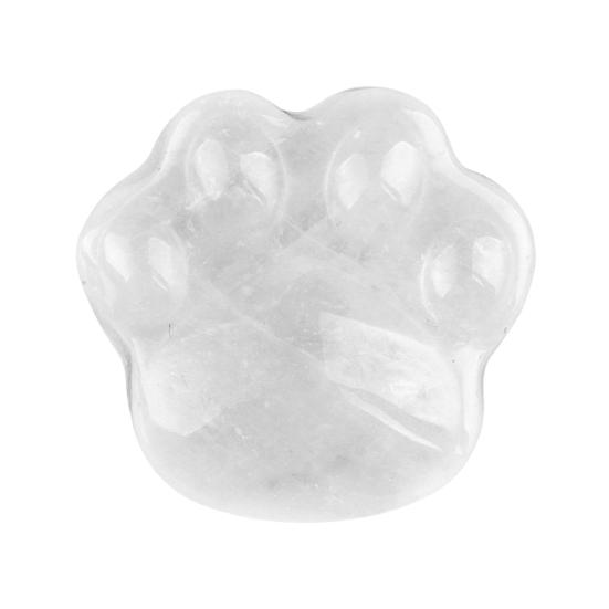 Faux Crystal Cat Paw Ornament Healing Natural Stone Kitten Paw Statue Carving Animal Claw Figurine Desktop Decoration Cat Lovers Gift