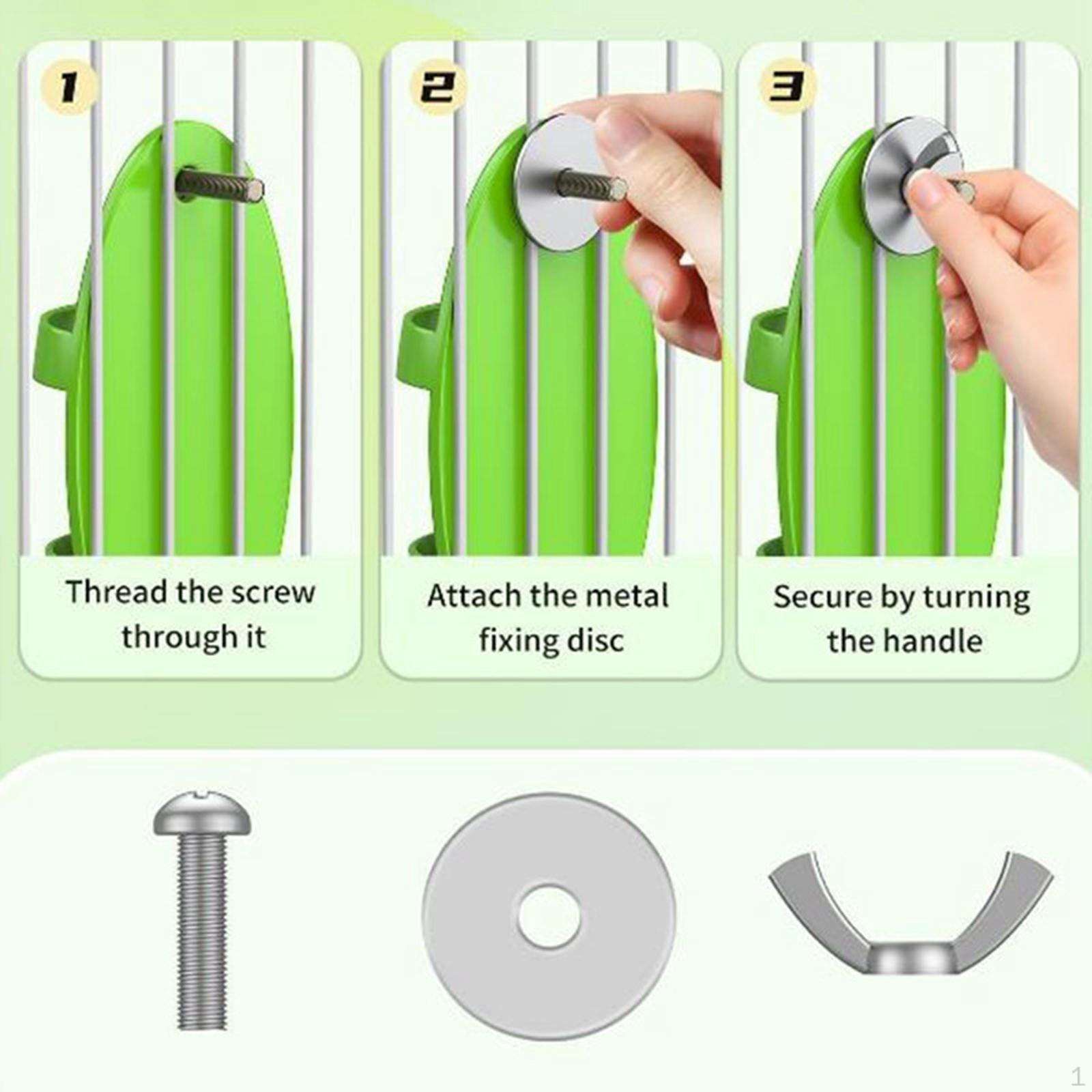 

2 Pieces Cuttlebone Holder for Bird Cage Feeding Rack Sturdy Accessories Food