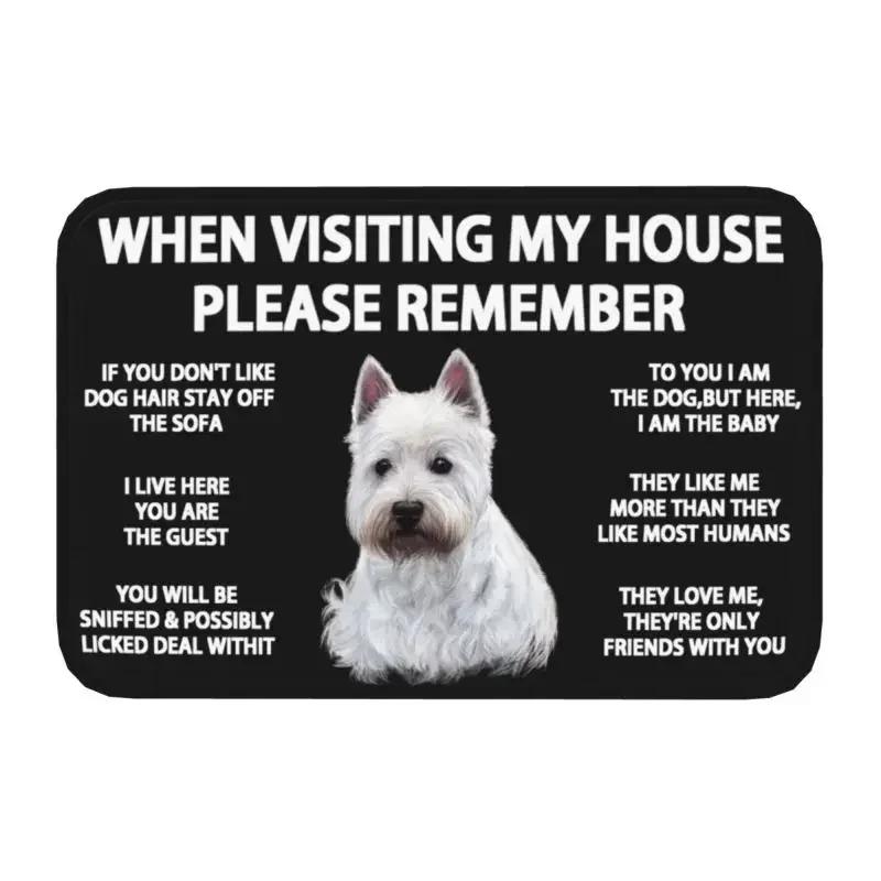 French Bulldog Doormat Mat Anti-Slip Frenchie Dog Bath Kitchen Living Room Rug Carpet 40*60cm