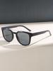 Retro Unisex Double Bridge Square Sunglasses - Fashionable, Versatile, Simple, Trendy Outdoor Sun Protection