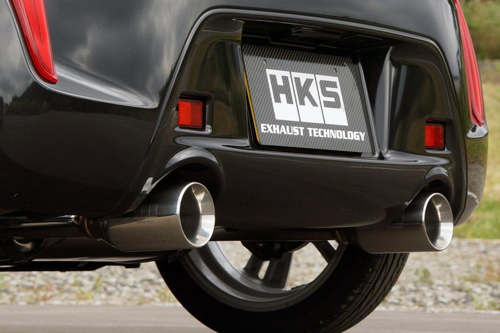 HKS Automotive Sports Muffler Liga Max Premium Daihatsu Copen LA400K Vehicle Inspection Compatible Intake and Exhaust System Parts 31021-AD003