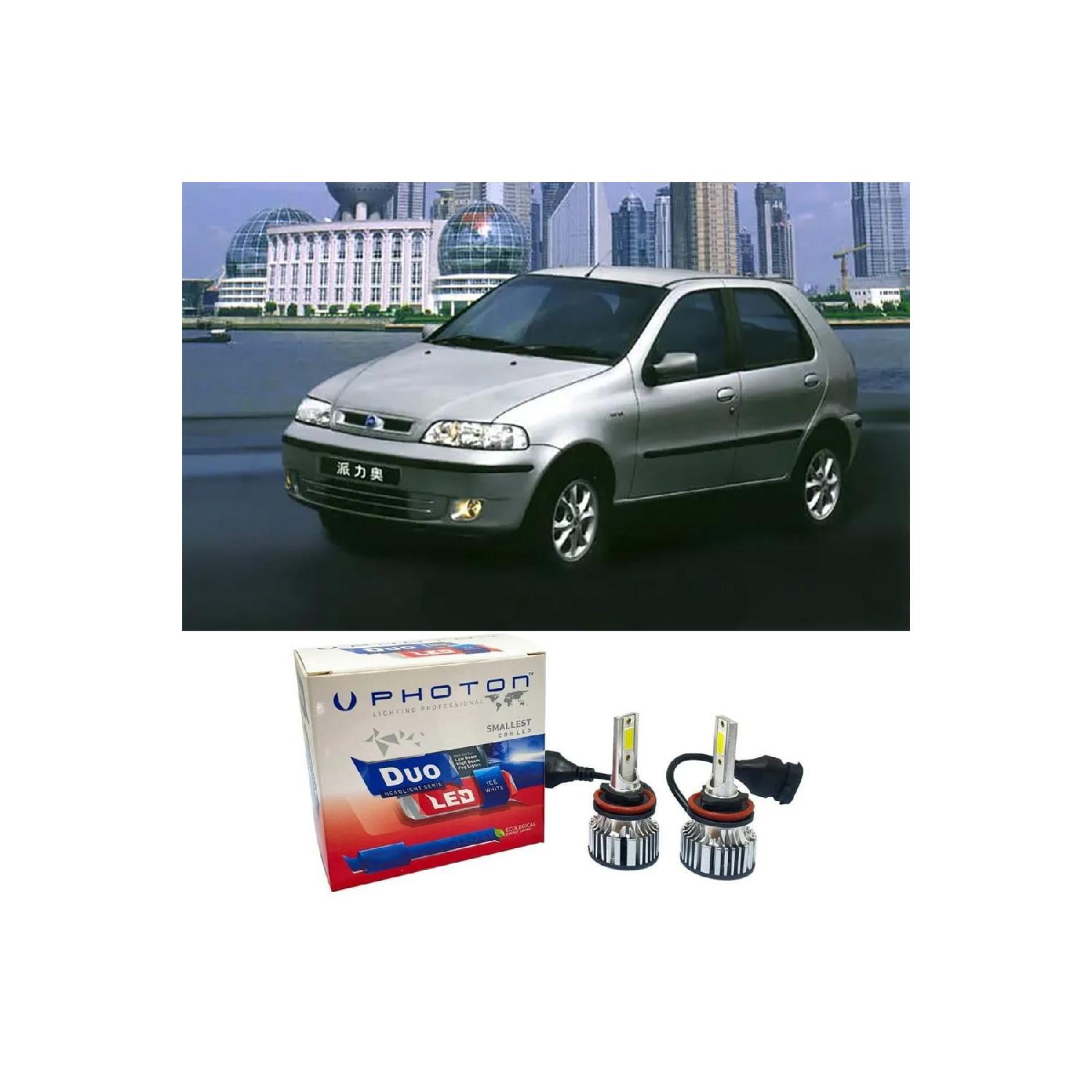 

Совместимая с Fiat Palio светодиодная ксеноновая лампа ближнего света H7 Duo, новая серия, белая 1998-2002 гг.