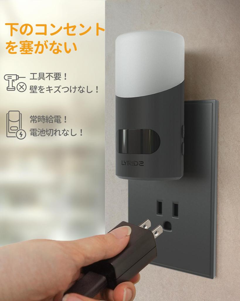 Lyridz Indoor Motion Sensor Light, 150 Lumens, Adjustable Brightness and Timer, Energy-Saving, Warm White, for Hallways, Bedrooms, Entryways, and