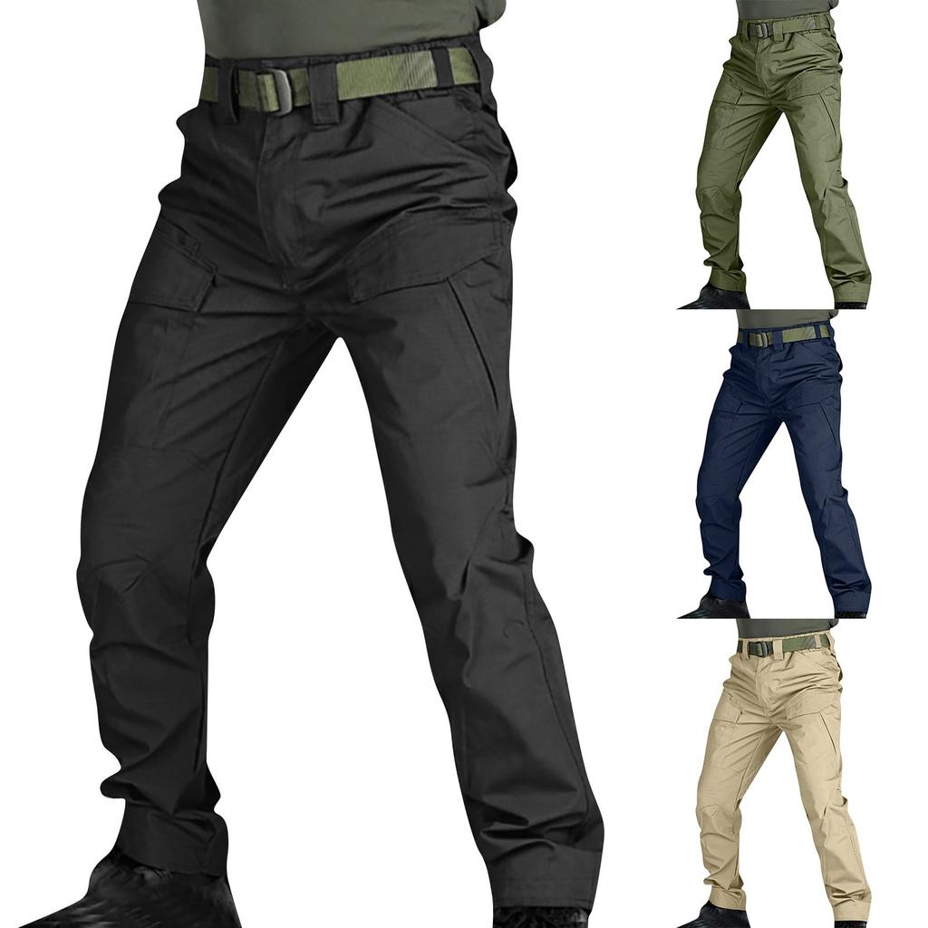 Men's Pants With Pockets, Casual Outdoor Waterproof Workwear