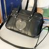 Women Ita Bag Heart Shoulder Bag Large Capacity Messengers Bag Fashion Handbag Purse Crossbody Bag Japanese School Bag