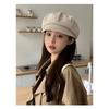 Pălărie nouă de toamnă și iarnă Pălărie octogonală versatilă de culoare uni Pălărie mică de dovleac