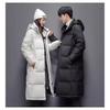 New Winter Style, Unisex and Couple Down Jacket, Casual Long Style, Knee-length Hooded Korean Style