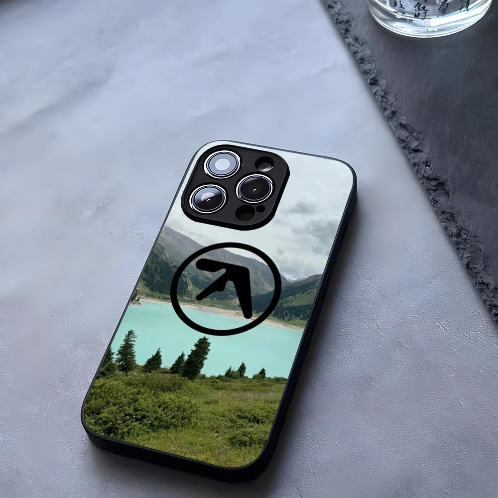 

Aphex Twin Symbol Logo Phone Case Tempered Glass For IPhone 17 13 14 16 12 15 11 Pro Max Plus Mini X XR SE2020 Coque iPhone 16
