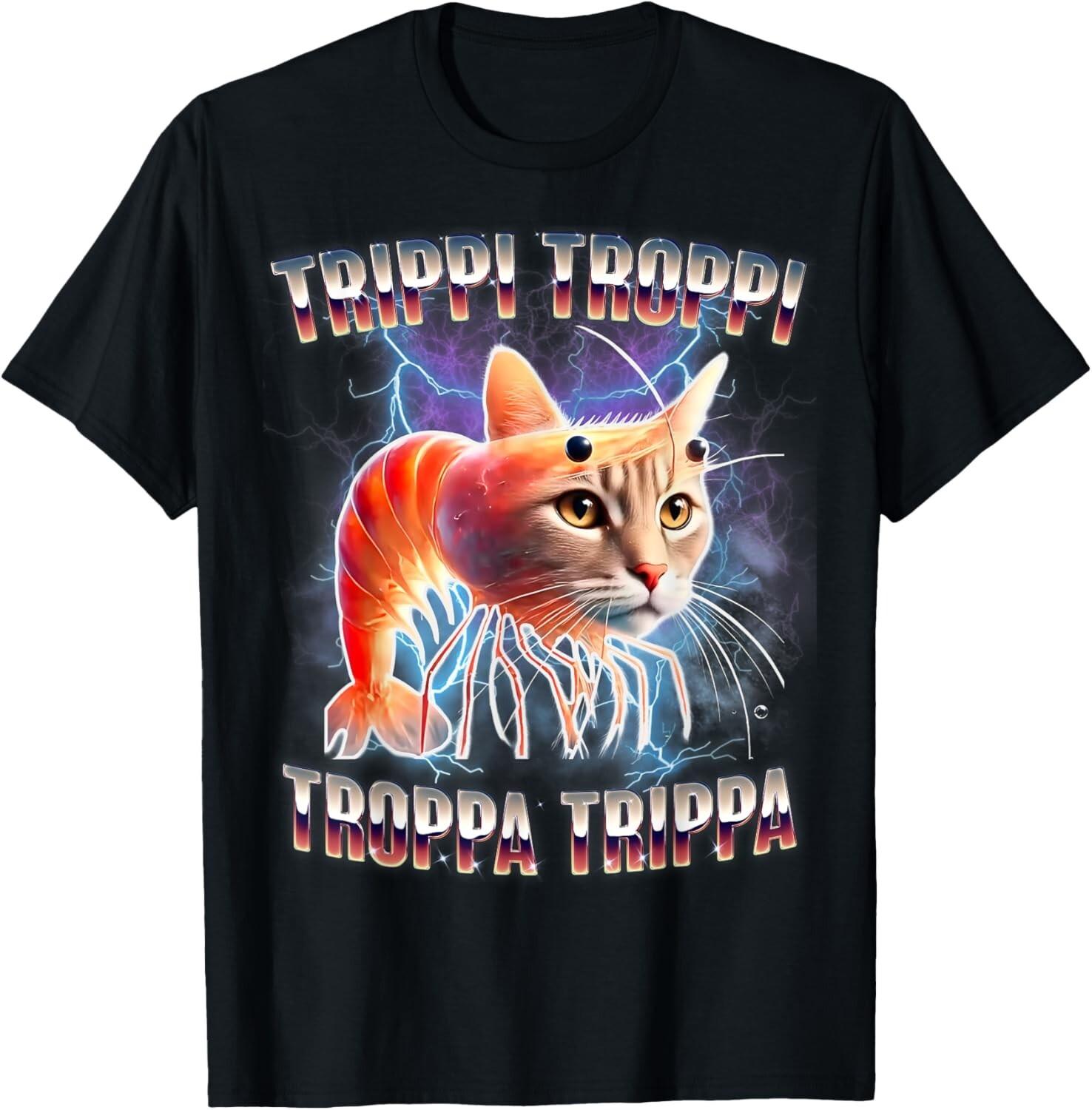 Trippi Troppi Troppa Trippa Brainrot Italian Meme T-Shirt Mens Womens Tees Top unisex T-Shirt Mens Womens Tees Top L