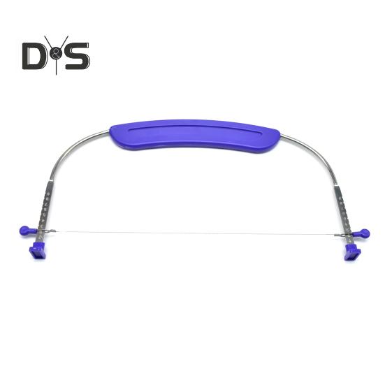 

Кухонный многослойный резак для торта, проволока из нержавеющей стали, пластиковая ручка, регулируемое острое лезвие, большой размер, нож для выравнивания торта, принадлежности для выпечки, инструмент фиолетовый