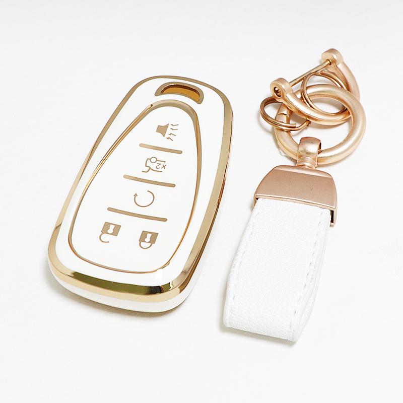 5 Button Shell Fob For Chevrolet Volt Bolt Trax Orlando Cruze Spark Camaro Malibu Blazer Traverse Onix Equino Car Key Case Cover
