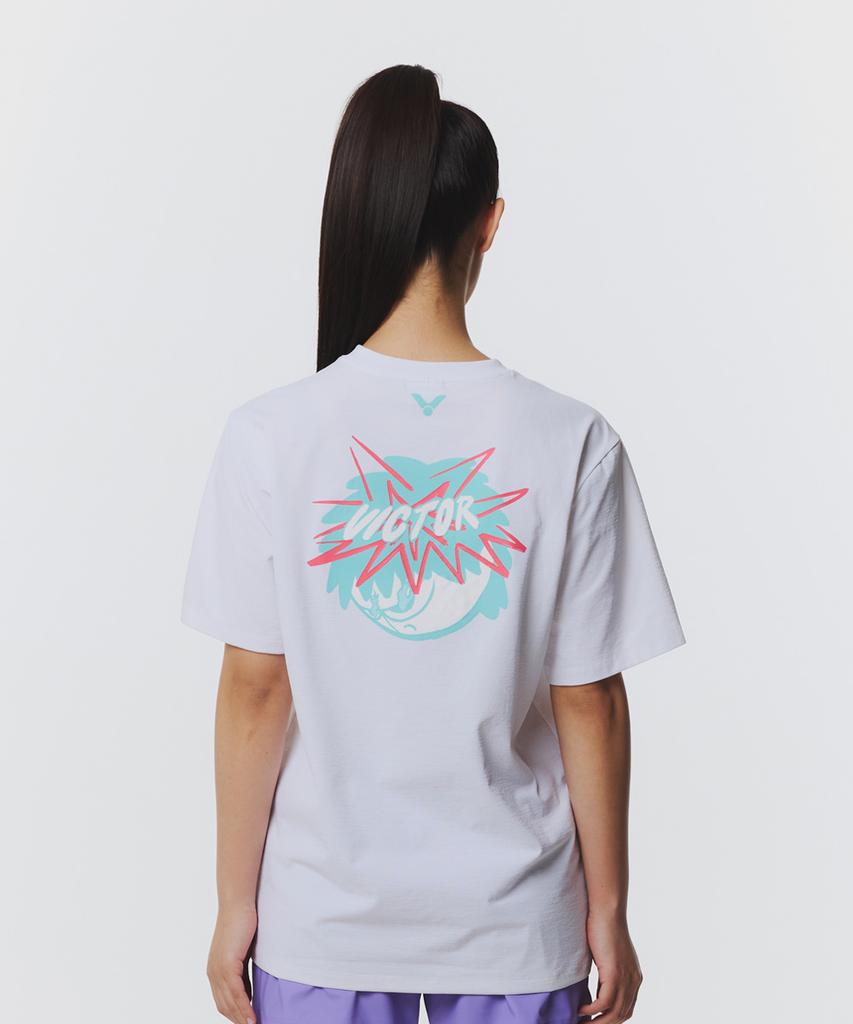 Bigteo Sparky Move Badminton Unisex Oversized T-Shirt (Vt26Ato205U)