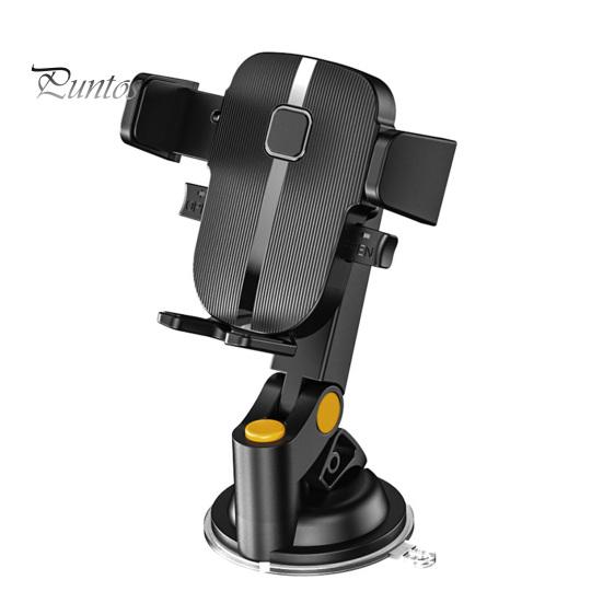 

C4 Автомобильный держатель для телефона Универсальный вращение на 360 градусов Крепление на присоске Авто Подставка для мобильного телефона на приборной панели для лобового стекла чёрный