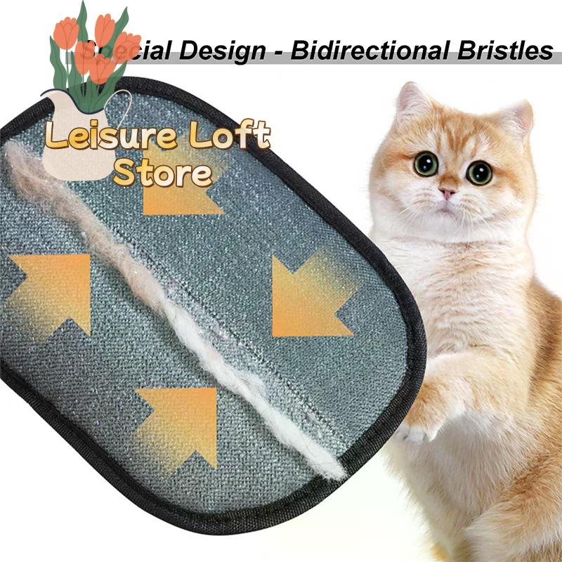 Pet Hair Remover Electrostatic Gloves, 2025 New Pet Hair Removal Glove For Cats & Dogs