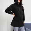 Fashion Women's Sweatshirt Pocket Zipper Long Hoodie Casual Jacket
