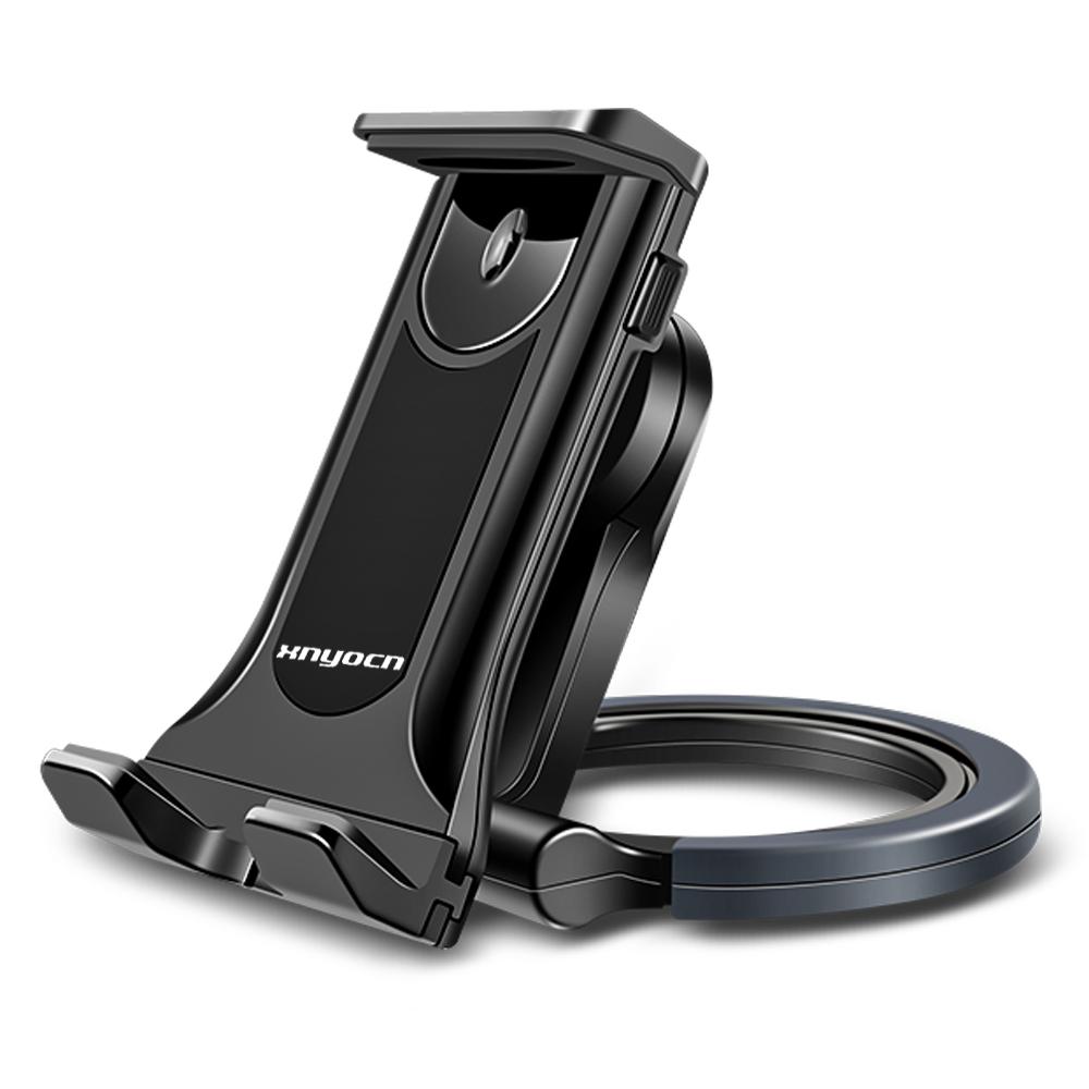 

Подставка для телефона на стену для кухни, совместимая с iPad Pro/телефоном Xiaomi с диагональю от 4,7 до 11 дюймов, подставка для планшета, чтение рецептов на стене или столе чёрный