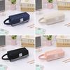Double-layer Pen Case Oxford Cloth Portable Large Capacity Hand-held Wear-resistant Pencil Box Student Stationery Storage Pouch