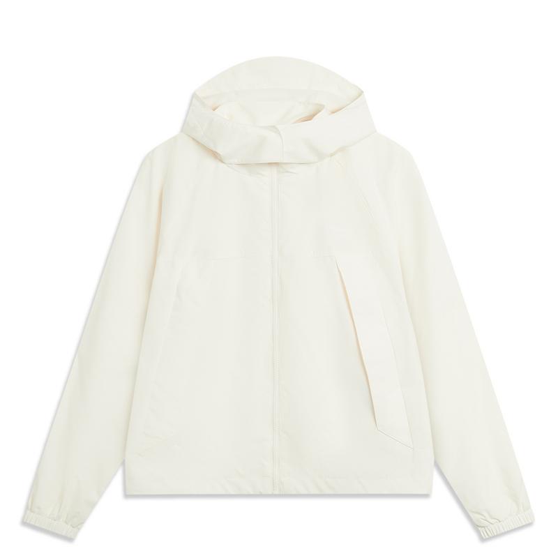 Li Ning Fleece Lined Fall Sports Hooded Casual Comfortable Jacket Women s AFDUC00-1 L