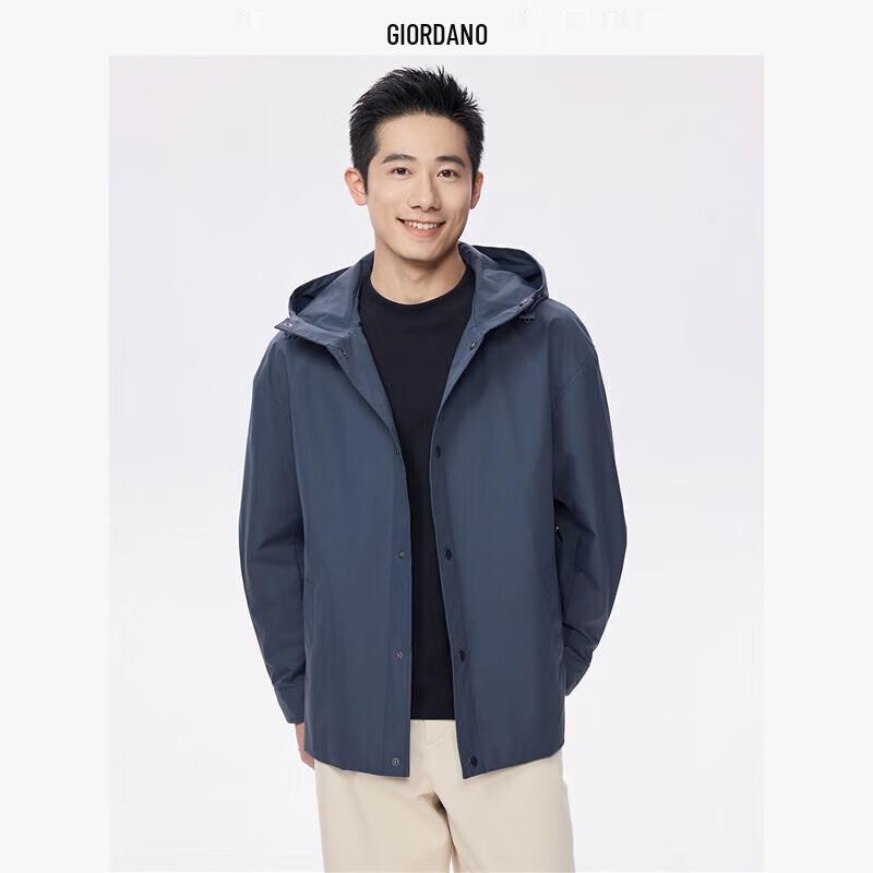 

Giordano Men s Loose Fit Outdoor Hooded Windbreaker Jacket XL